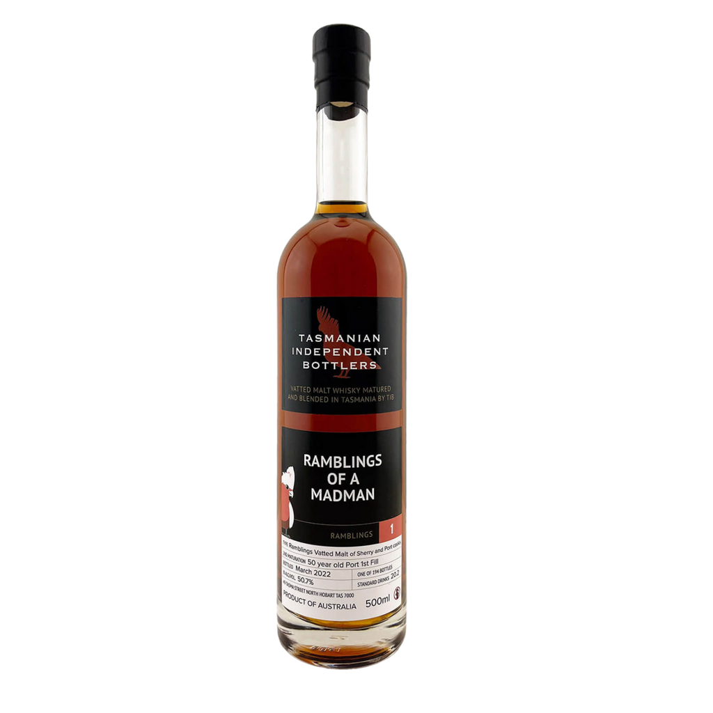 Tasmanian Independent Bottlers 'Ramblings of a Madman #1' Various Size Samples