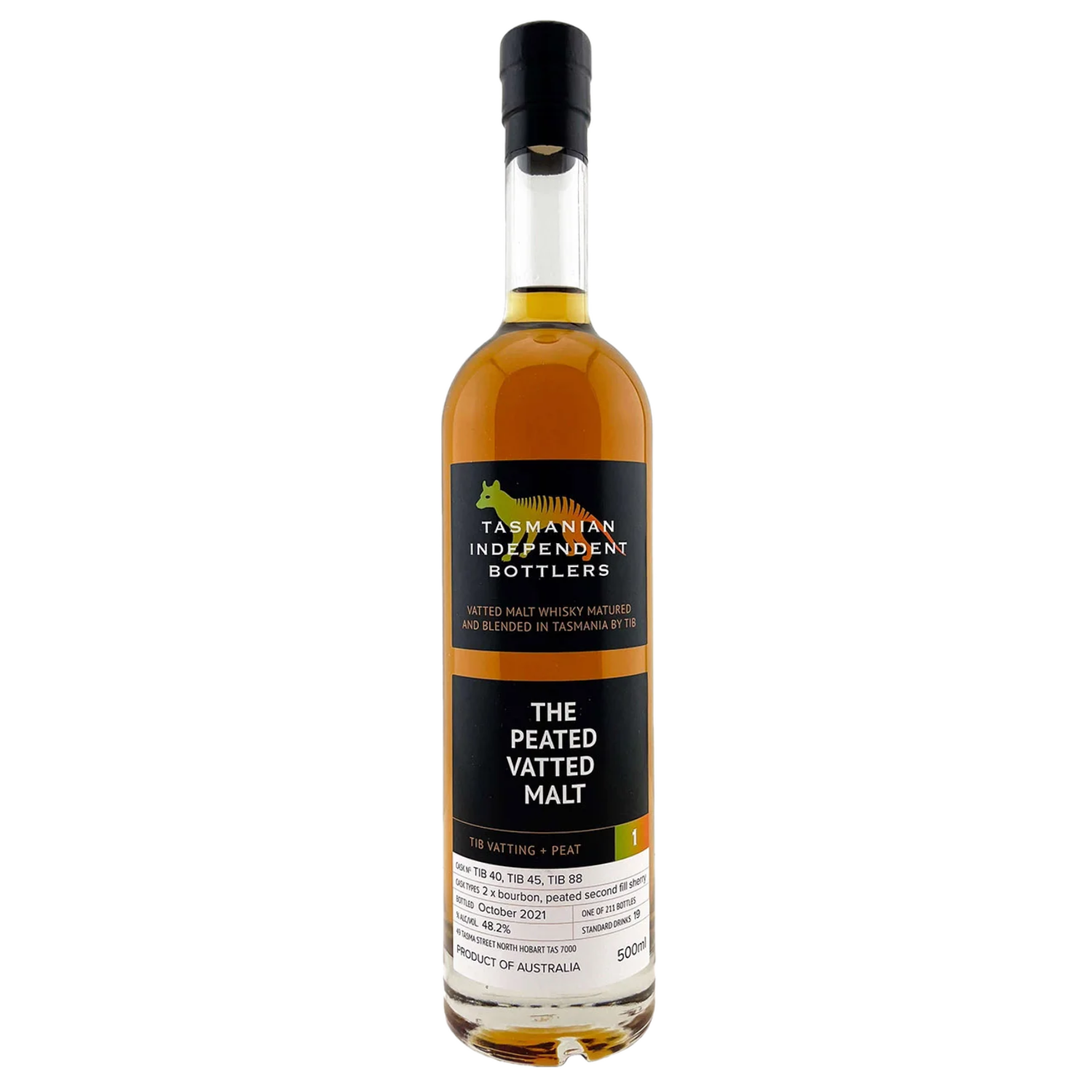 Tasmanian Independent Bottlers 'Peated Vatted Malt #1' Various Size Samples