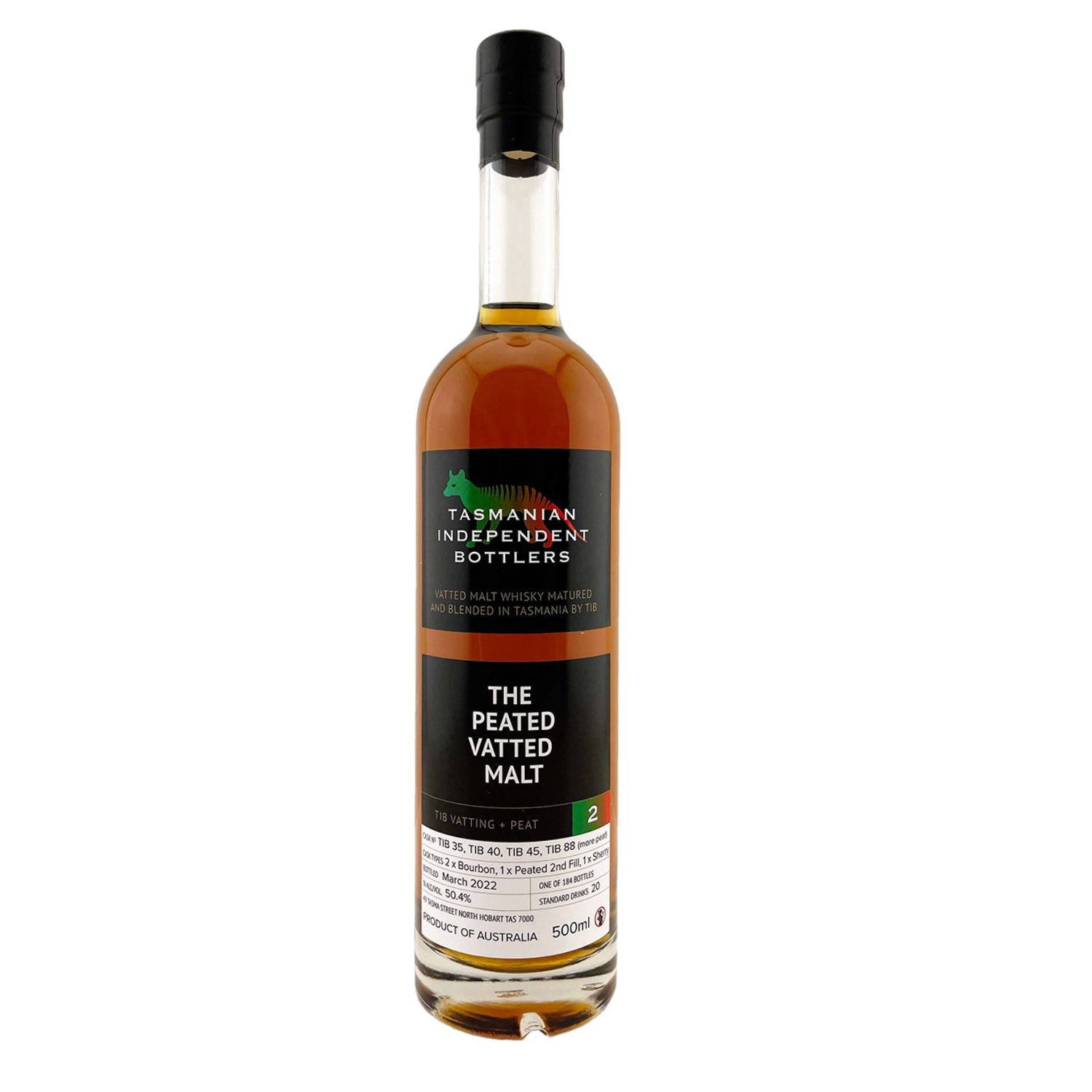 Tasmanian Independent Bottlers 'Peated Vatted Malt #2' Various Size Samples