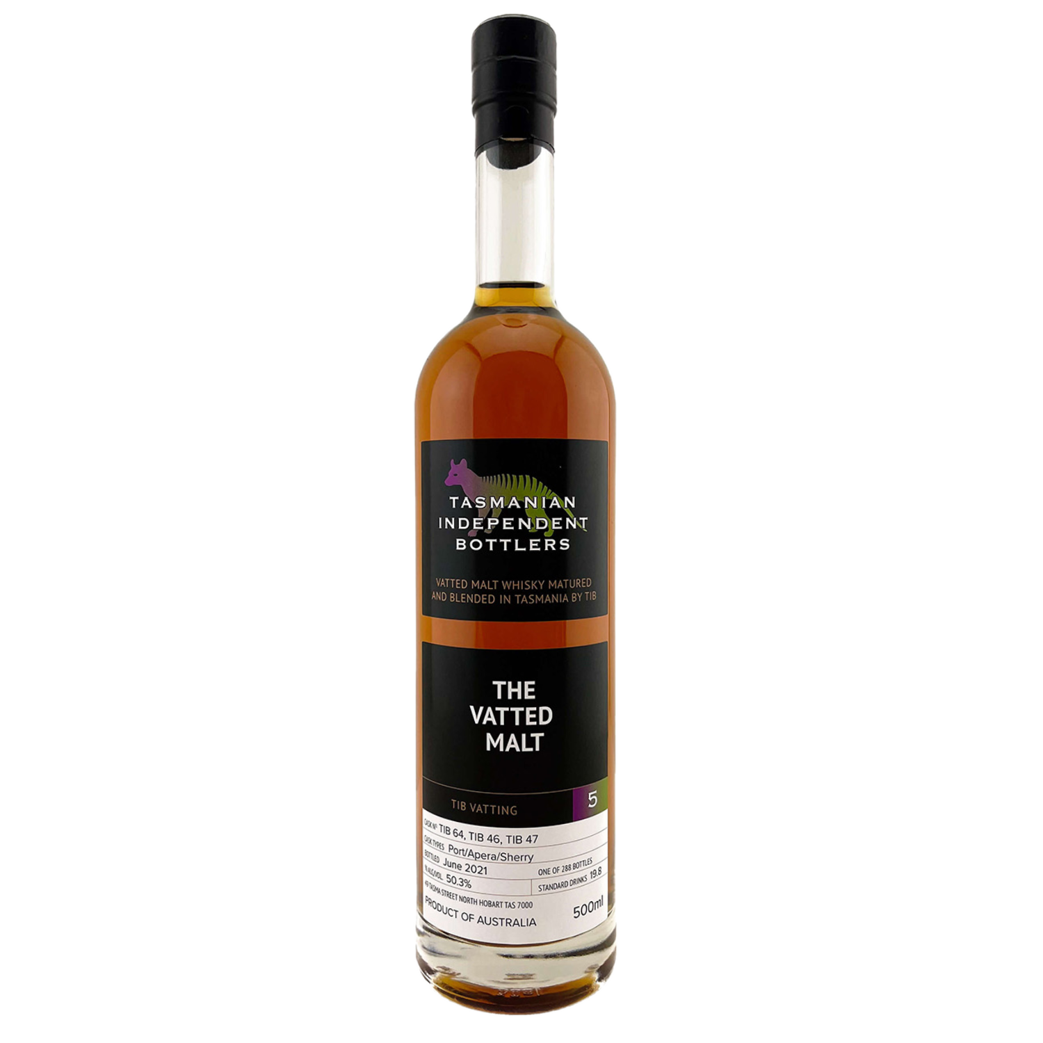 Tasmanian Independent Bottlers 'Vatted Malt #5' Various Size Samples
